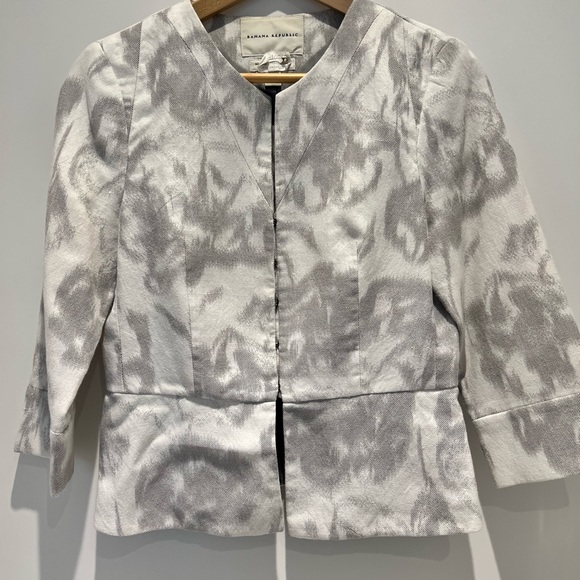 ❤️ Amazing blazer with peplum and 3/4 length sleeve in spring summer pattern - Picture 1 of 8